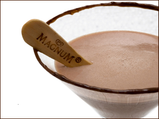 Drinks com o sorvete Magnum Gold
