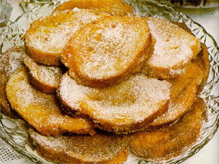 Rabanada de Natal no restaurante São Paulo Antigo Rabanada de Natal no restaurante São Paulo Antigo