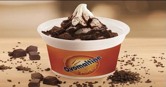Ovomaltine completa a linda de sorvetes do Burger King Ovomaltine completa a linda de sorvetes do Burger King