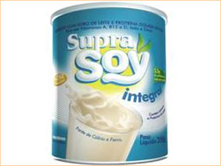 SupraSoy Integral substitui o leite com as vastagens da soja SupraSoy Integral substitui o leite com as vastagens da soja