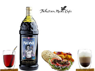 Novidade no Tahitian Noni Café: Suco Tahitian Noni em garrafa