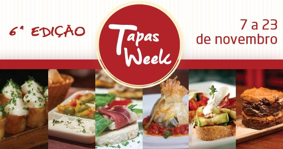 Confira a lista de Bares e Restaurantes com seu Menu Degustação da 6ª Edição do Tapas Week Confira a lista de Bares e Restaurantes com seu Menu Degustação da 6ª Edição do Tapas Week