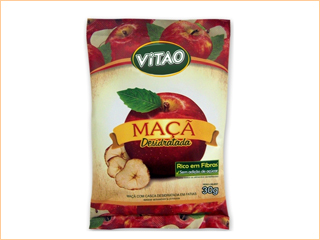 Vitao lança maça desidatrada Vitao lança maça desidatrada
