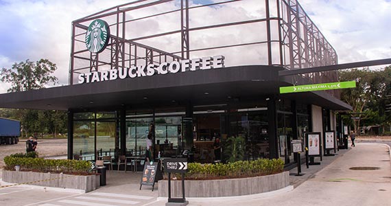 Starbucks inaugura nova loja Drive-Thru Eventos BaresSP 570x300 imagem