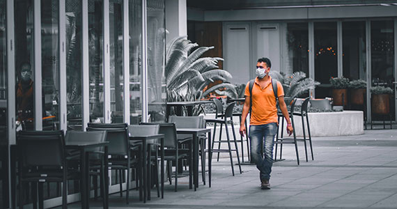 Bares e restaurantes encerraram as atividades devido à pandemia do coronavírus Bares e restaurantes encerraram as atividades devido à pandemia do coronavírus