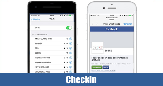 Checkin do Facebook
