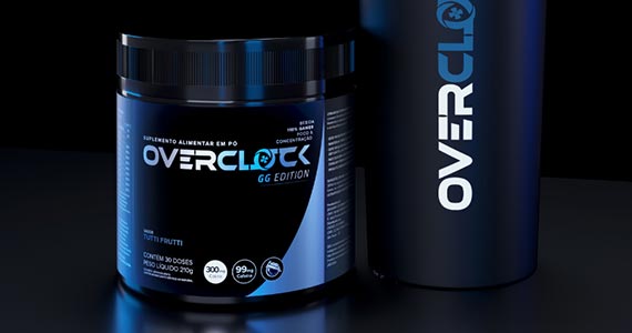 Overclock apresenta exclusiva linha de bebida para profissionais de eSports 