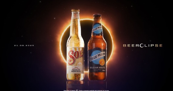 Beerclipse: Blue Moon e Sol criam eclipse cervejeiro inédito
