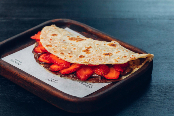 Piadina de creme de avelã