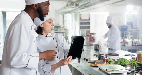 Chef cozinha função