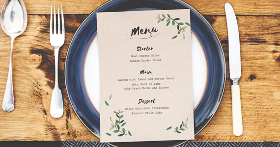 Criar um cardápio lucrativo e atraente