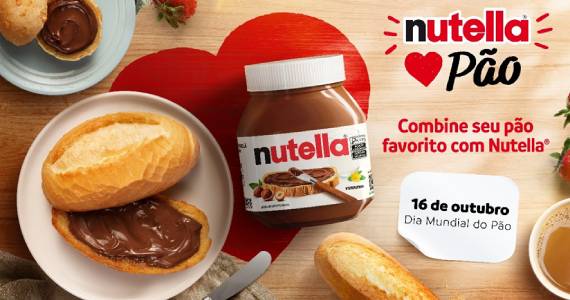 Nutella convida paulistanos para a Experiência Nutella Ama Pão