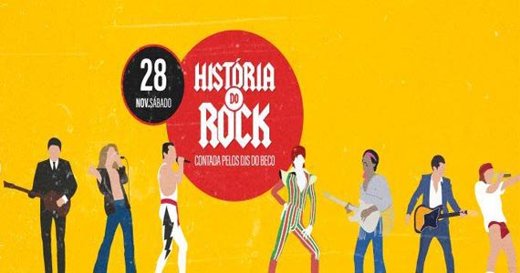 Beco 203 realiza Festa História do Rock com Dj Fernando Galassi e convidados
