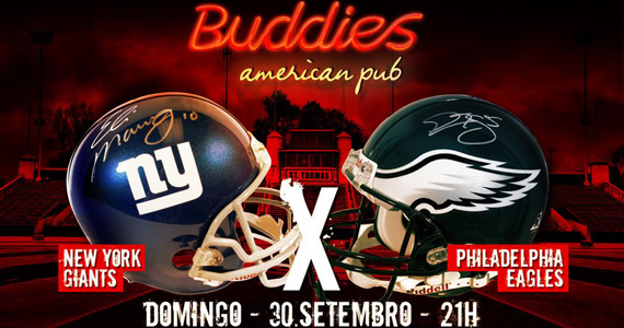 Buddies American Pub exibe jogo da Liga Nacional de Futebol Americano