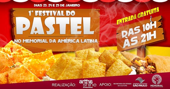 1º Festival do Pastel no Memorial da América Latina