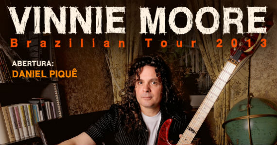 Vinnie Moore faz show no Manifesto Bar nesta quinta-feira