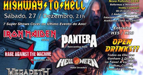 Último evento do ano com 7 bandas covers neste sábado no Fofinho Rock Bar Eventos BaresSP 570x300 imagem