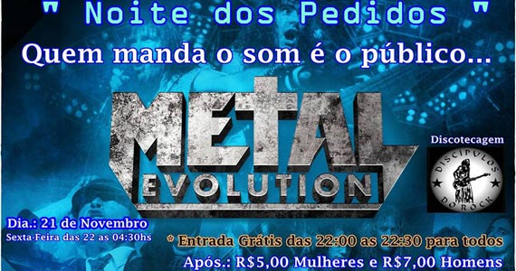 Noite dos Pedidos com o melhor do heavy metal nesta sexta-feira no Fofinho Rock Bar Eventos BaresSP 570x300 imagem