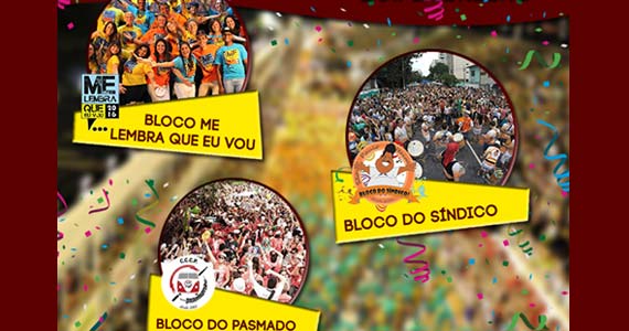 Encontro dos Blocos Confraria do Pasmado, Bloco do Síndico e Me Lembra Que Eu Vou no Lapa 40 Graus