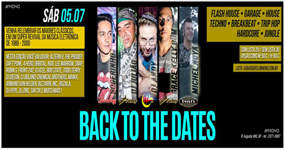 Clássicos da música eletrônica neste sábado com line-up exclusivo de DJs no Mono Club