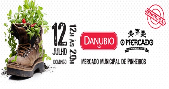 Última edição da feira O Mercado acontece no Mercado Municipal de Pinheiros com tema Renovação Eventos BaresSP 570x300 imagem