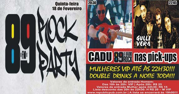 Banda Gullivera agita a 89 Rock Party no Republic Pub com muito pop rock Eventos BaresSP 570x300 imagem