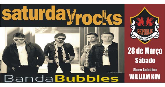 Banda Bubbles e Sal Vincent comandam o agito neste sábado no Republic Pub Eventos BaresSP 570x300 imagem