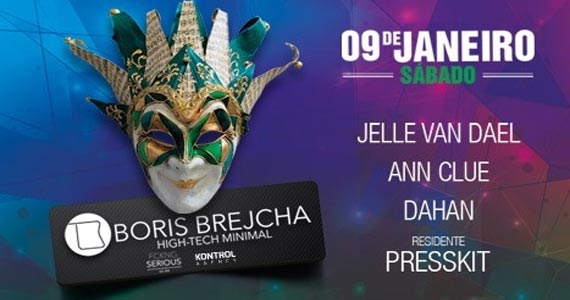 Sirena realiza Festa de música eletrônica com Dj Jelle Van Dael e convidados