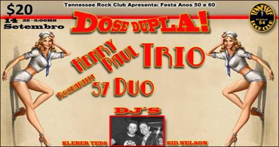 Henry Paul Trio Rockabilly se apresenta sábado no Sky Music Bar