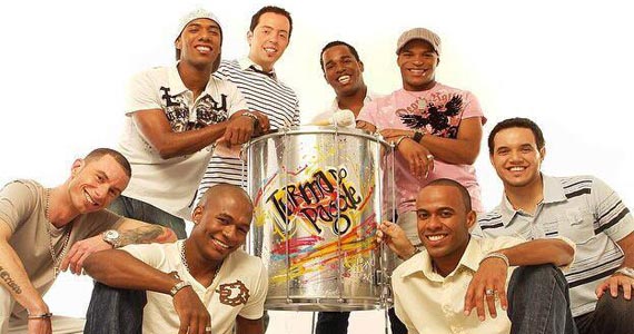 Brooks SP realiza show da Turma do Pagode cantando sucessos Turma do Pagode canta seus sucessos para a galera na Brooks SP