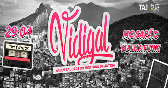 Projeto Vidigal com MC Sapão e Malha Funk no palco da balada The Week Eventos BaresSP 570x300 imagem