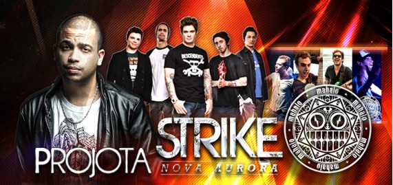 Projota, Strike e Mahalo fazem show no Xapá Club