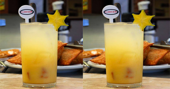 Batida de Caju e diversos petiscos como opção para a terça-feira no Elidio Bar