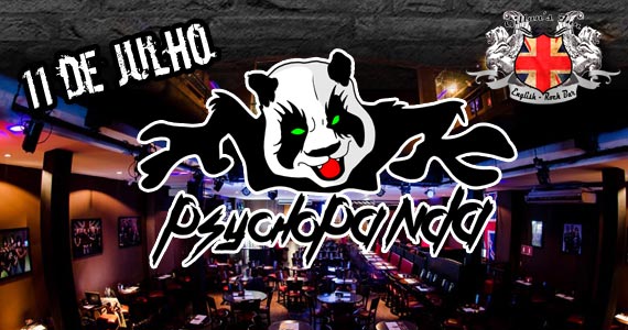 Banda Psychopanda comanda a noite de sexta com muito rock no Gillan's Inn Eventos BaresSP 570x300 imagem