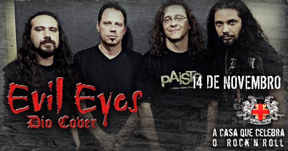 Banda Evil Eyes faz tributo à Ronnie James Dio nesta sexta-feira no Gillans Inn Eventos BaresSP 570x300 imagem