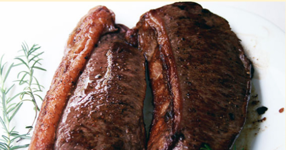 Picanha argentina no Happy Hour da Chopperia Calhandra