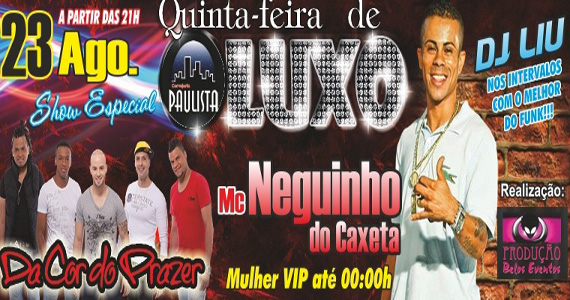 Cervejaria Paulista Tatuapé apresenta Quinta-feira de Luxo com muito funk e pagode