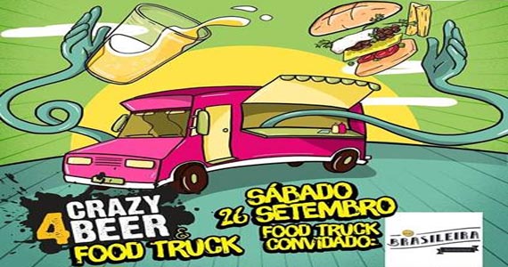 Cervejaria Blondine apresenta 2ª Edição do Crazy 4Beer & Food Truck sábado Eventos BaresSP 570x300 imagem