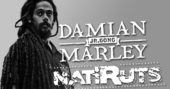 Damian Marley e Natiruts no Espaço das Américas em São Paulo dia 19 de março  Eventos BaresSP 570x300 imagem