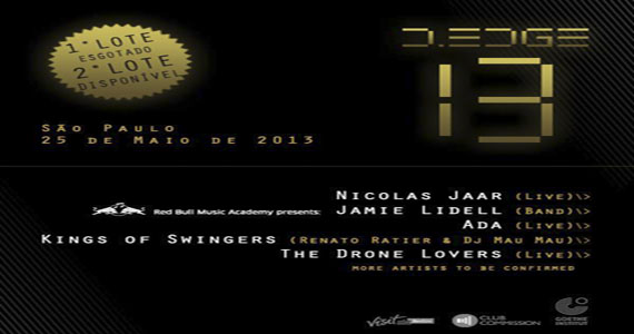 Grande evento com Nicolas Jaar e Jamie Lidell marca 13 anos da D-Edge