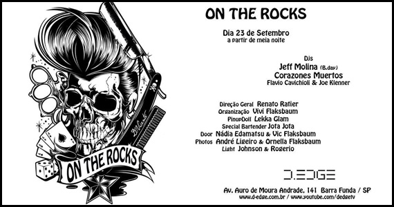 On The Rocks agita a segunda-feira na D-Edge com Corazones Muertos