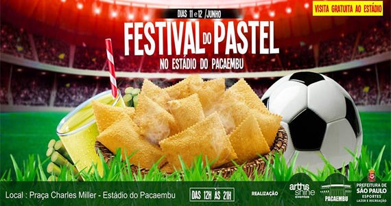 Festival do Pastel tem várias opções de sabores no Estádio do Pacaembu