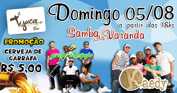 Tijuca Bar oferece promoção de cerveja e muito samba neste domingo