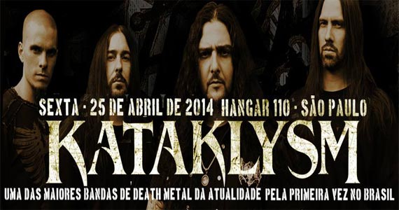 Banda Kataklysm se apresenta pela primeira vez no Brasil no palco do Hangar 110 - Rota do Rock Eventos BaresSP 570x300 imagem