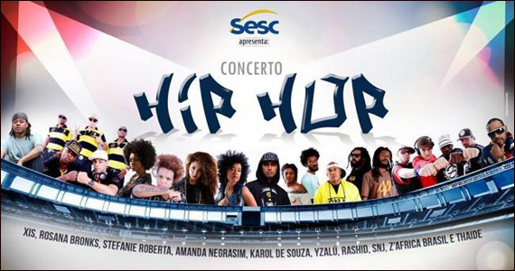 Sesc Itaquera recebe no domingo Xis, Thaíde, Rashid e convidados