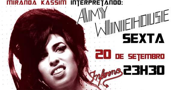 Inferno Club tem festa Divas do Soul com tributo a Amy Winehouse