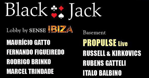 Festa Black Jack do Lab Club tem DJs Russel & Kirkovics e Rubens Gatteli Eventos BaresSP 570x300 imagem