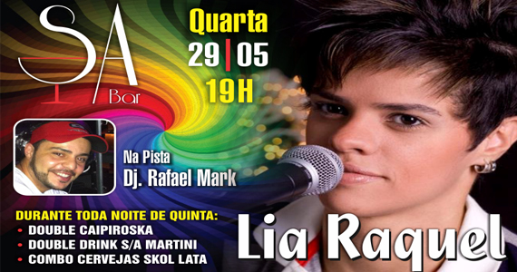 Lia Raquel & Banda se apresentam no S/A Club ao vivo