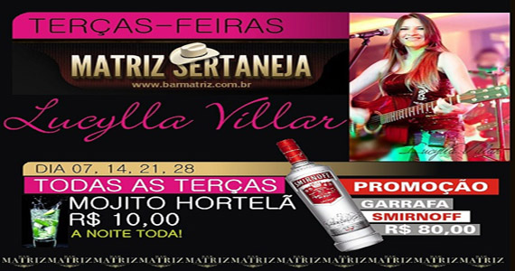 Bar Matriz oferece noite sertaneja nas terças-feiras