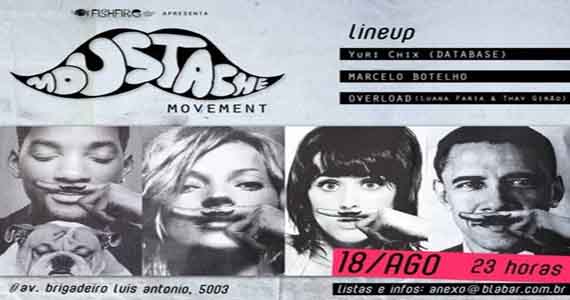 Movimento Moustache promete agitar a noite de sábado no Blá Bar